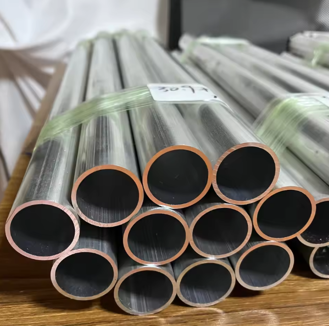 Customized 6005 6060 6063 Aluminum Alloy Seamless Round Tube Pipe