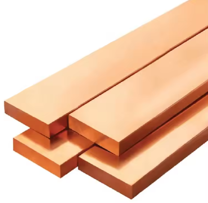 99.9% Pure Copper Busbar / Flat Bar / Copper Rod Price Per KG 