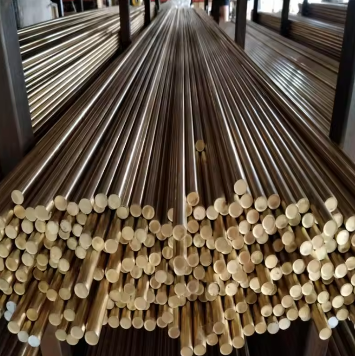 CuZn1 CuZn2 Brass Copper Round Rod – Copper Alloy Bar and Brass Profile Manufacturer