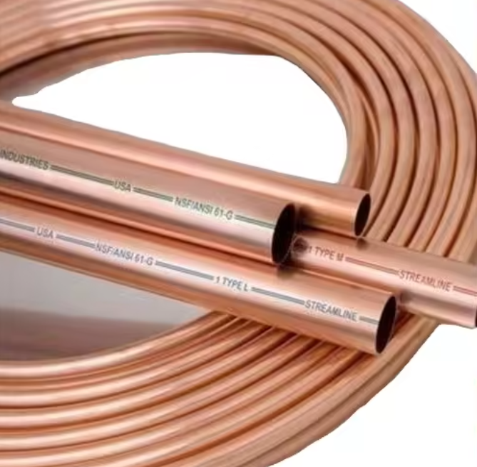 Flexible 1/4" Copper Tubing for Air Conditioning and Refrigeration