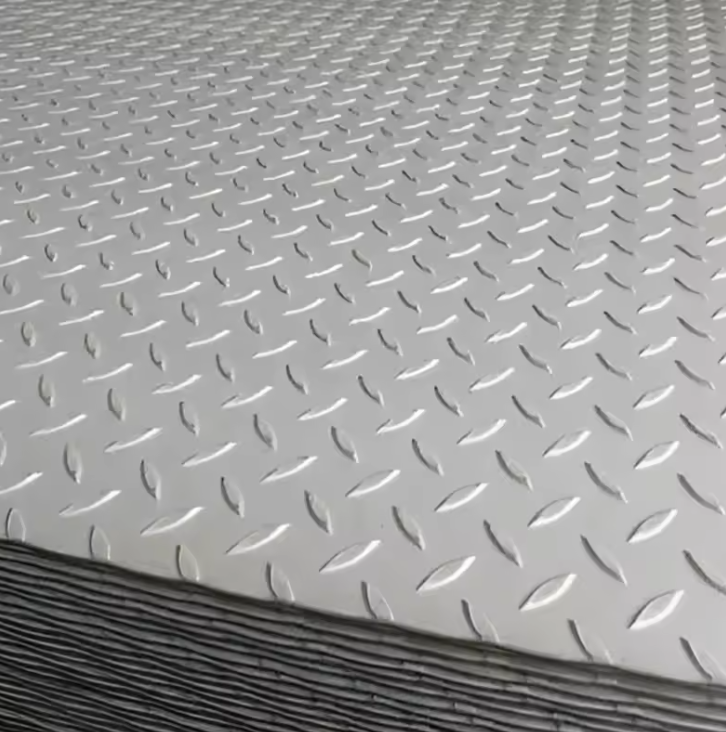 High Quality 0.15–12mm Embossed 304 240 Stainless Steel Checkered Plate ASTM Standard