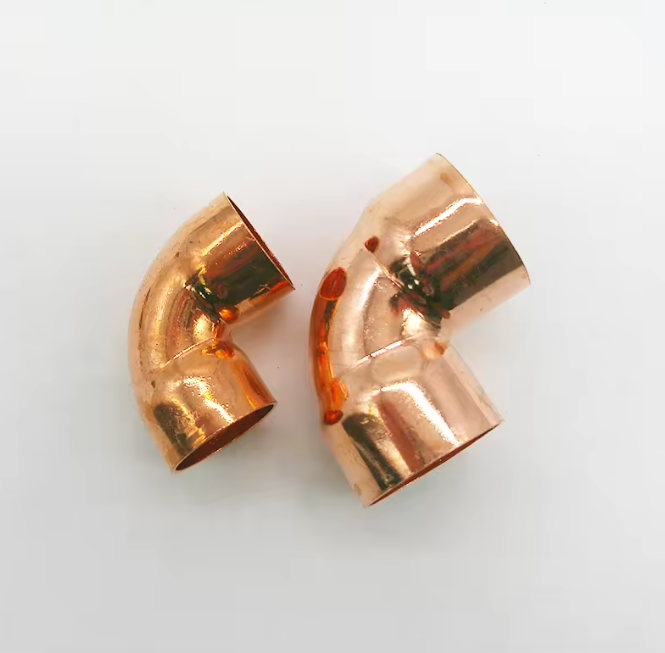 Copper 90° Sweat Elbow 1" Plumbing Fitting | Box of 10