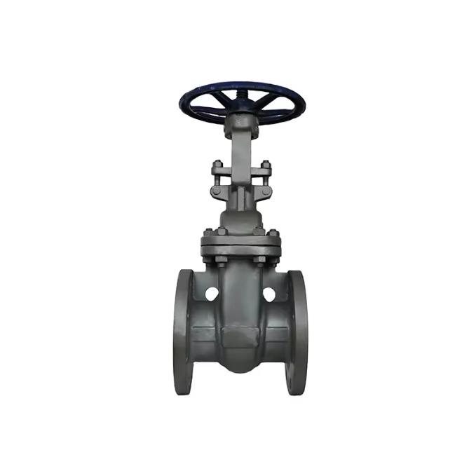 ANSI Flanged Gate Valve CF8 / WCB Cast Steel for Industrial Pipelines