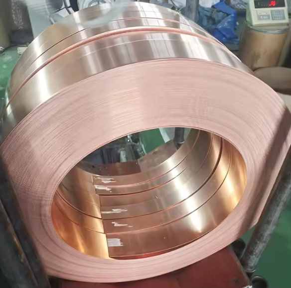99.9% Pure Copper Strip C1100 C1200 C1020 C5191 Decorative Earthing Foil Coil Roll