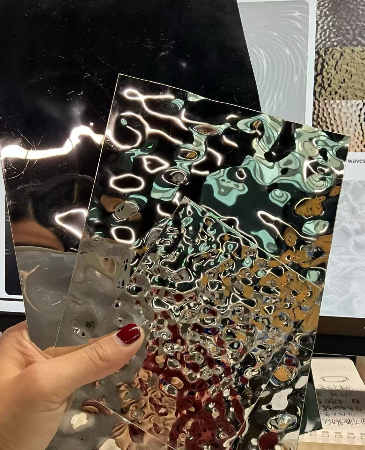 Decorative Stainless Steel Water Ripple Sheets | Interior & Architectural Applications