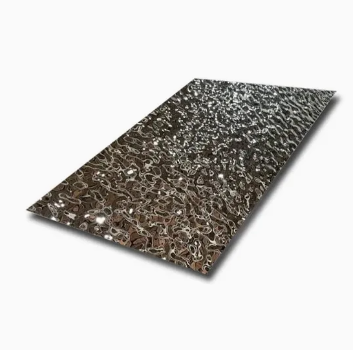 201 304 430 Stainless Steel Ripple Stamped Decorative Sheet for Wall Panel and Ceiling Design