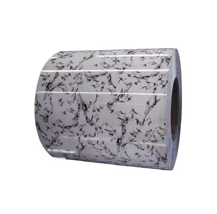 PPGL Prepainted Galvalume Steel Coil 0.4mm Color Coated Flower Pattern