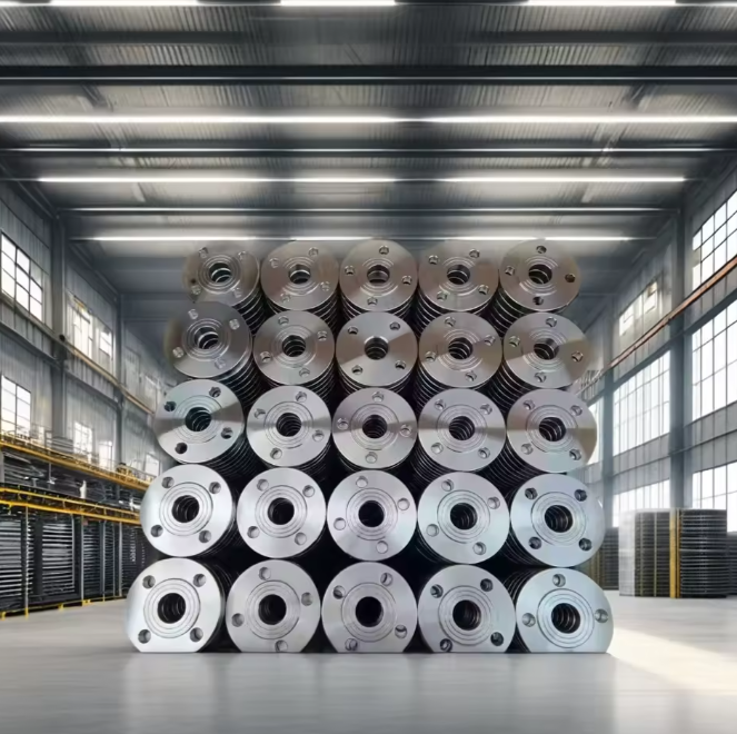 ANSI B16.5 304 Stainless & Carbon Steel Weld Neck Flat Flange Custom