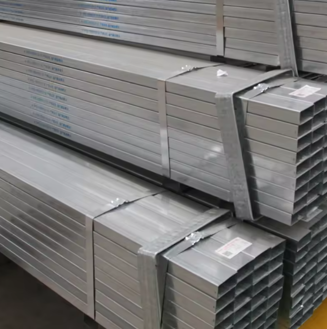 MS GI Rectangular Hollow Section 80x40 120x60 Galvanized Square Steel Pipe