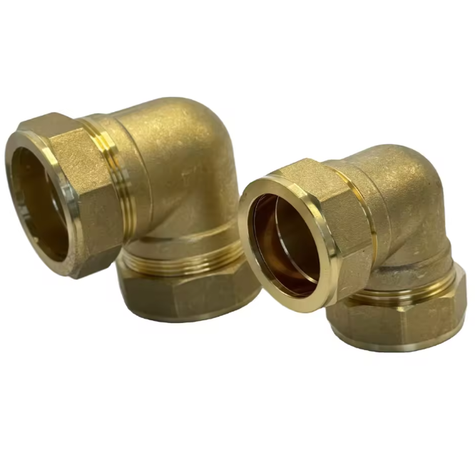 ISO Certified Metric C x C Vibration Resistant Brass 90 Degree Elbow