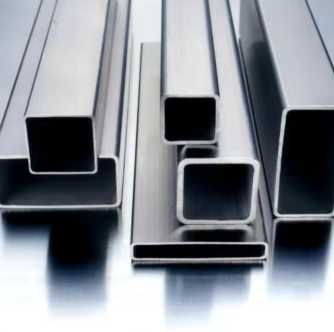 Manufacturer 6063 T6 Aluminum Alloy Square Tube for Industrial Use