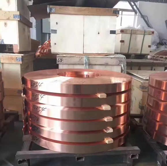 99.9% Pure Copper Strip C1100 C1200 C1020 C5191 Decorative Earthing Foil Coil Roll