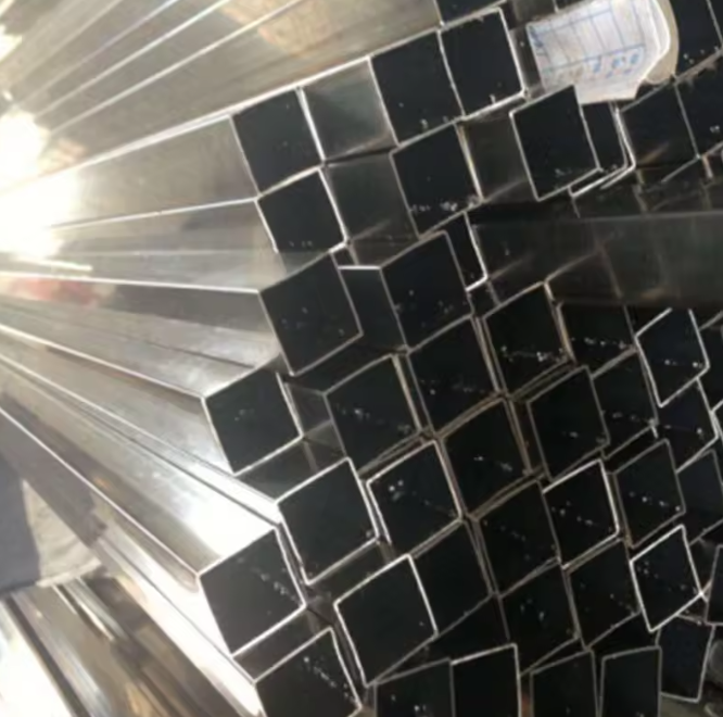 Wholesale 201 304 316 Mirror Welded Square & Rectangular Stainless Steel Tube for Decoration and Construction