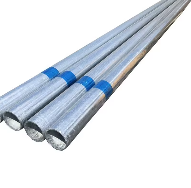 Hot Dipped GI Steel Pipe A53 Pre-Galvanized Round Tube for Greenhouse