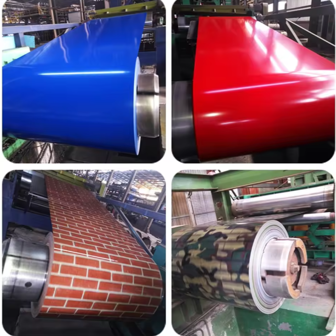 PPGI Color Coated Galvanized Steel Coil 0.3-0.5mm Prepainted Sheet Roll