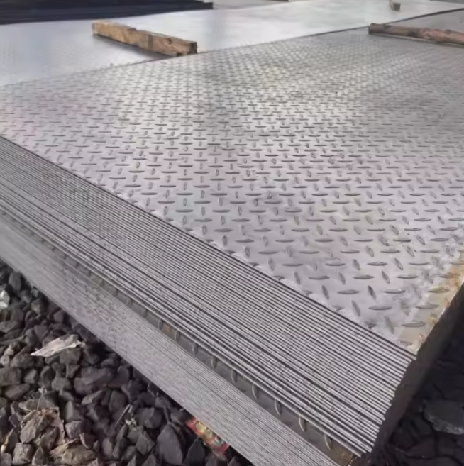 Q235 Carbon Steel Diamond Checkered Plate Tear Drop Pattern Sheet