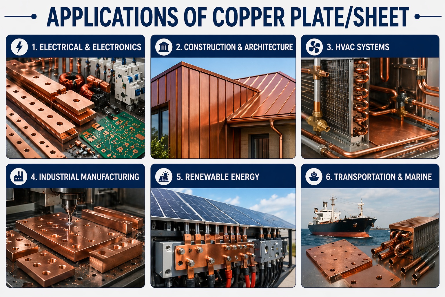 Applications of Copper Plate-Sheet