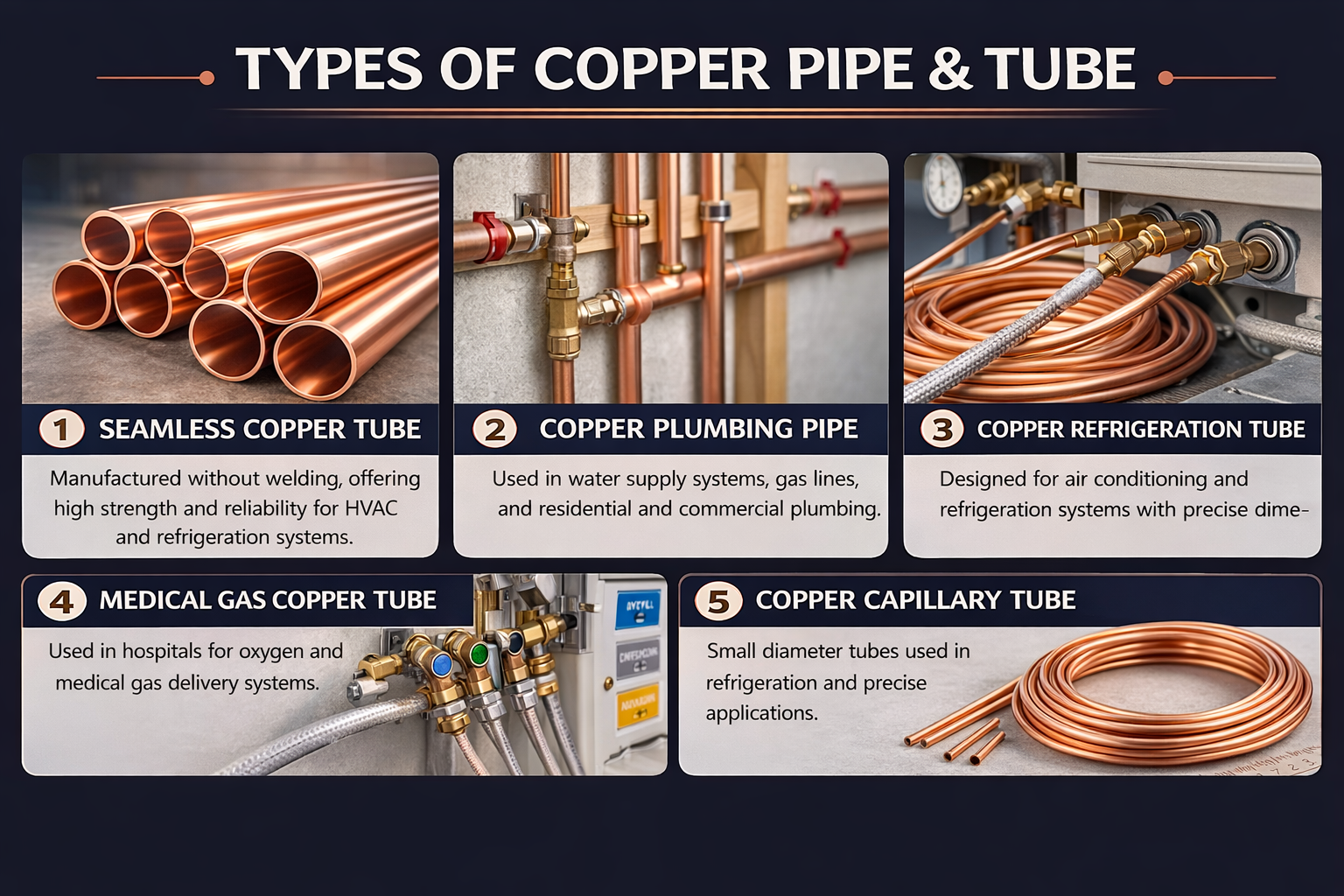 Types of Copper Pipe