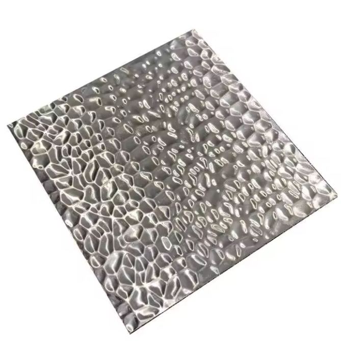 3D Water Ripple Stainless Steel Decorative Sheet for Wall and Ceiling Panels