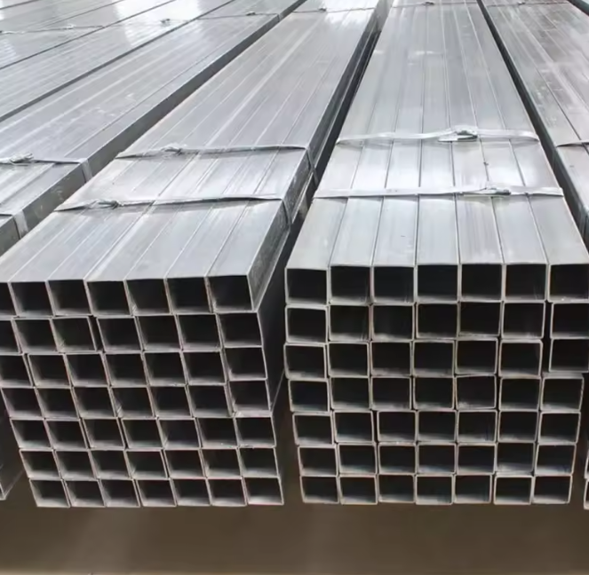 MS GI Rectangular Hollow Section 80x40 120x60 Galvanized Square Steel Pipe