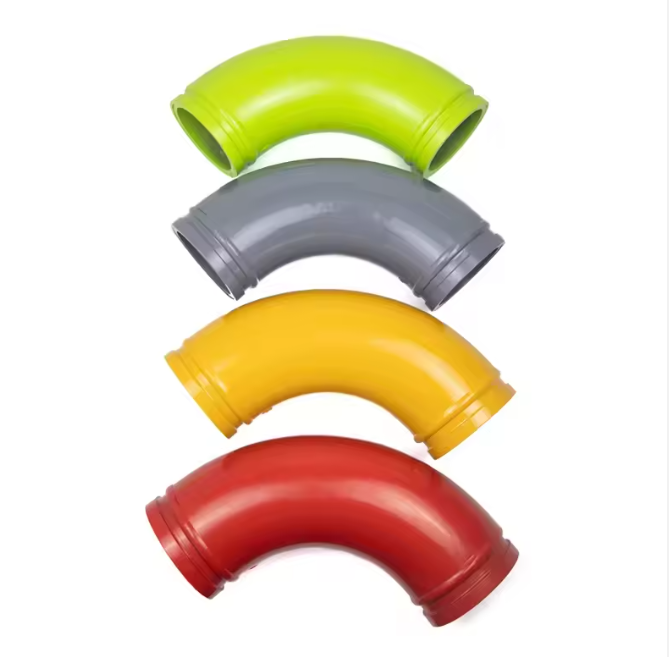 DN125 Concrete Pump Pipe Bend 90 Degree Wear-Resistant Elbow