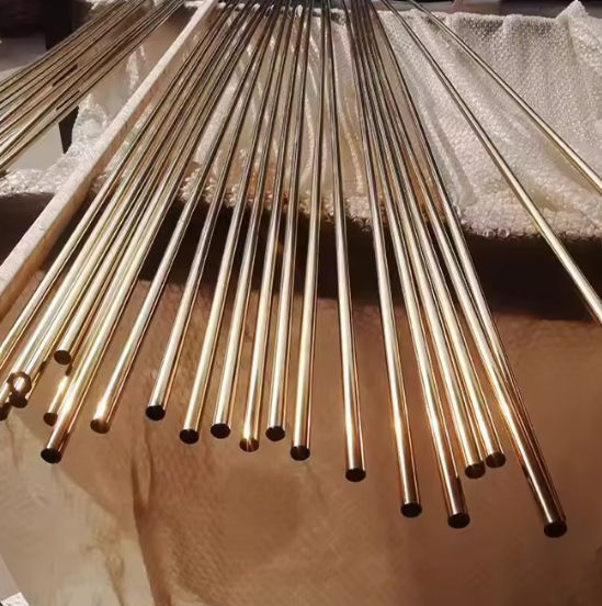 Rose Gold 201 304 316 Stainless Steel Round Decorative Pipe for Clothing Store