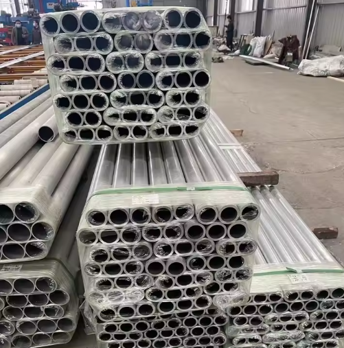 Customized 6005 6060 6063 Aluminum Alloy Seamless Round Tube Pipe