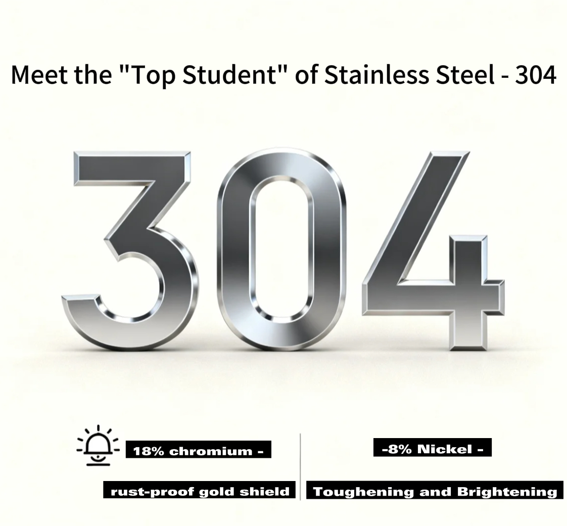 304 stainless steel