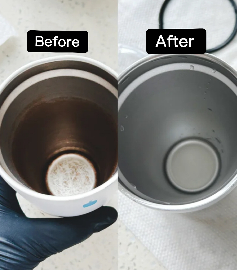 how to clean stainless steel water bottle