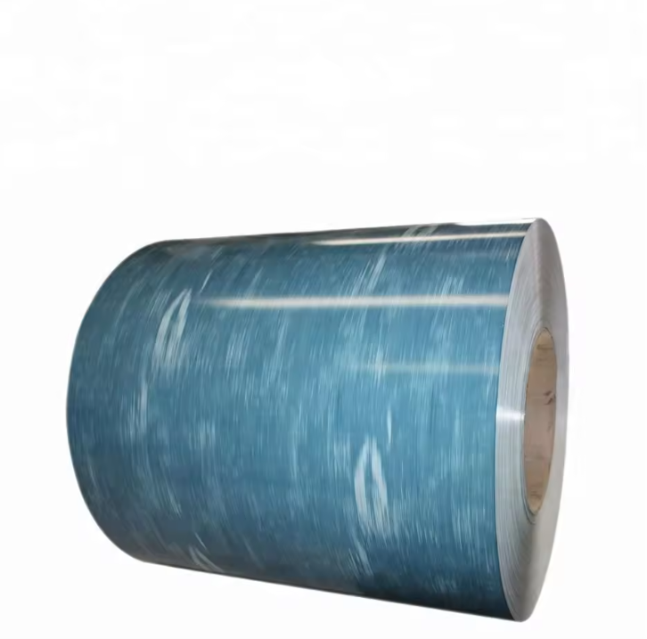 PPGL Prepainted Galvalume Steel Coil 0.4mm Color Coated Flower Pattern