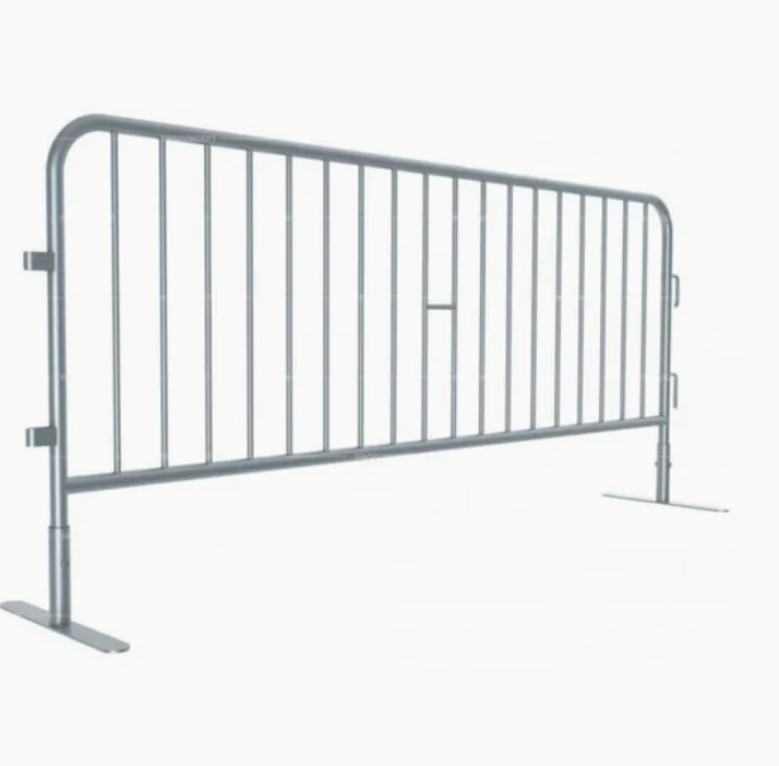 Retractable Steel Crowd Control Barrier for Events and Traffic Safety
