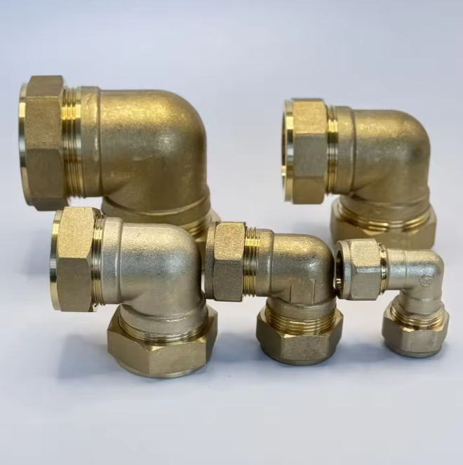 ISO Certified Metric C x C Vibration Resistant Brass 90 Degree Elbow