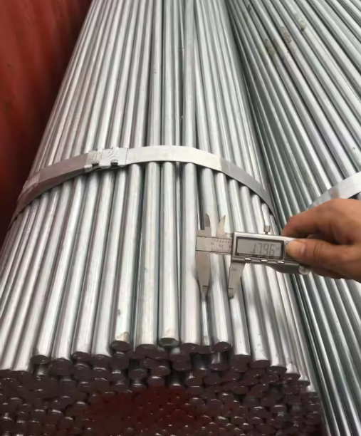 Q345B Q355B Hot Dipped Galvanized Round Steel Bar 8–20mm