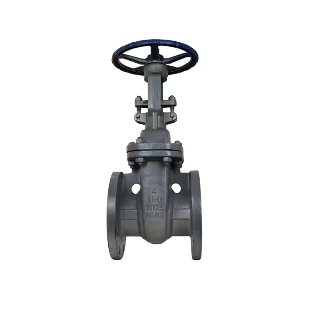 ANSI Flanged Gate Valve CF8 / WCB Cast Steel for Industrial Pipelines