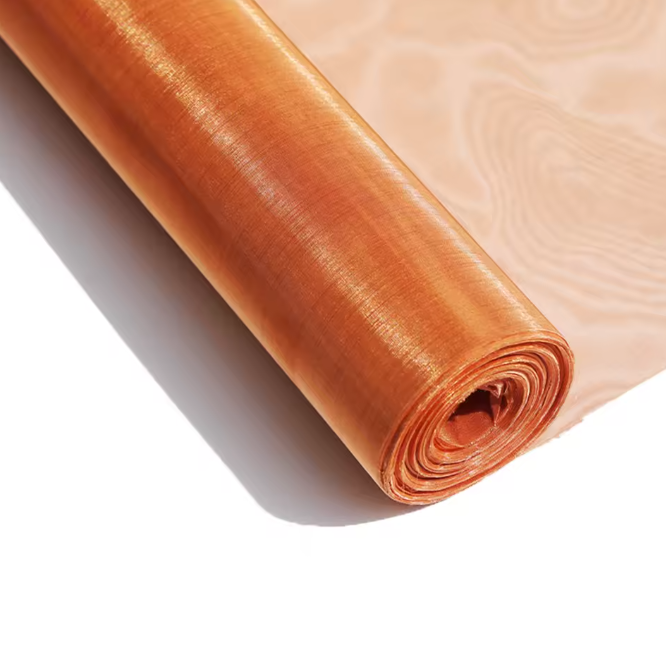 100ft Pure Copper Wire Mesh Roll 32in Knitted Copper Cloth Filter Screen