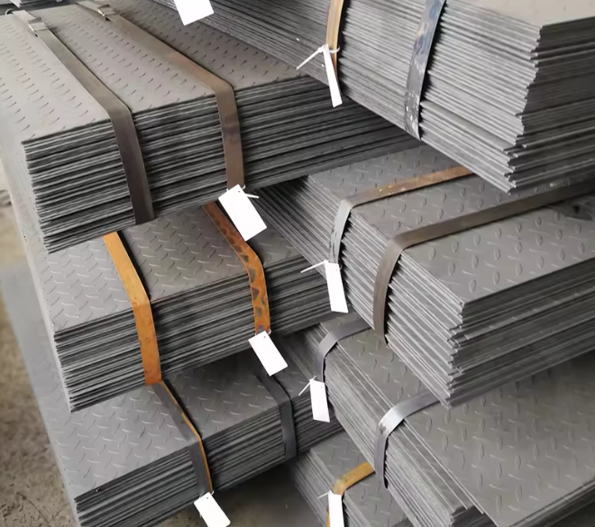 Carbon Steel Checkered Non-Slip Stair Tread Pattern Plate