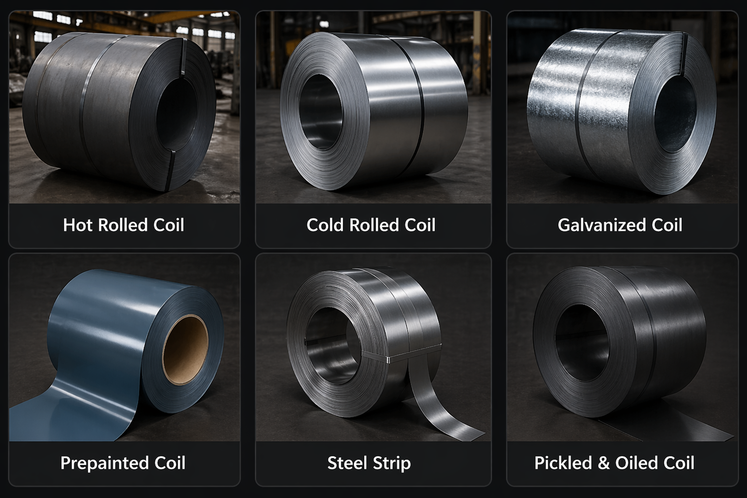Types of Carbon Steel Coil & Strip